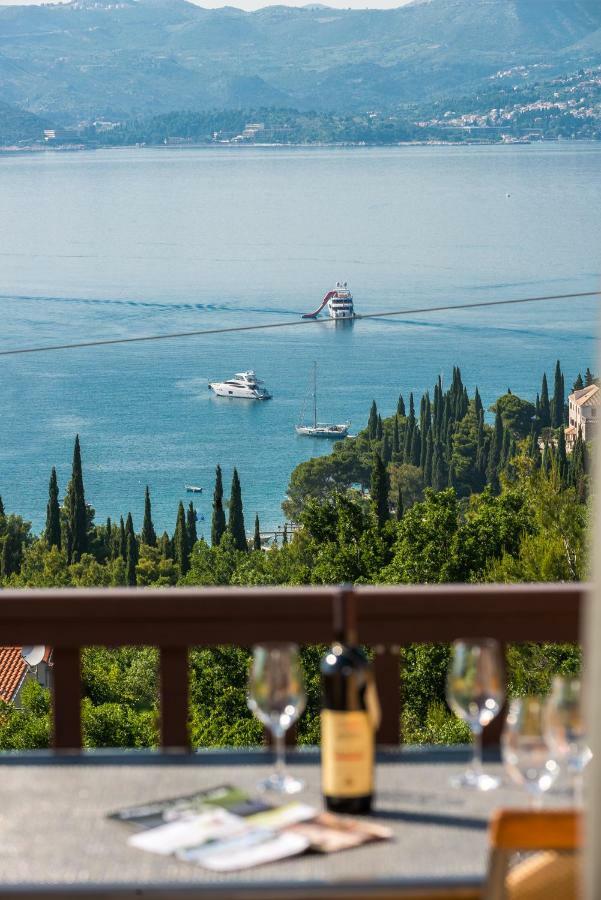 Penthouse With Panoramic View Apartment Cavtat Bagian luar foto