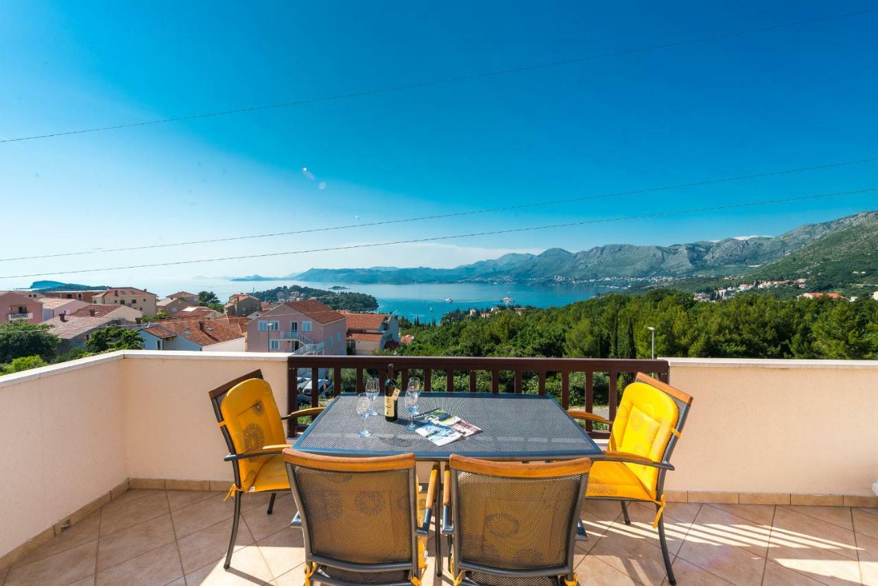 Penthouse With Panoramic View Apartment Cavtat Bagian luar foto