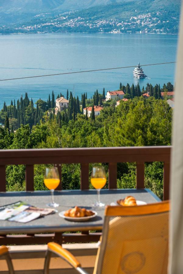 Penthouse With Panoramic View Apartment Cavtat Bagian luar foto